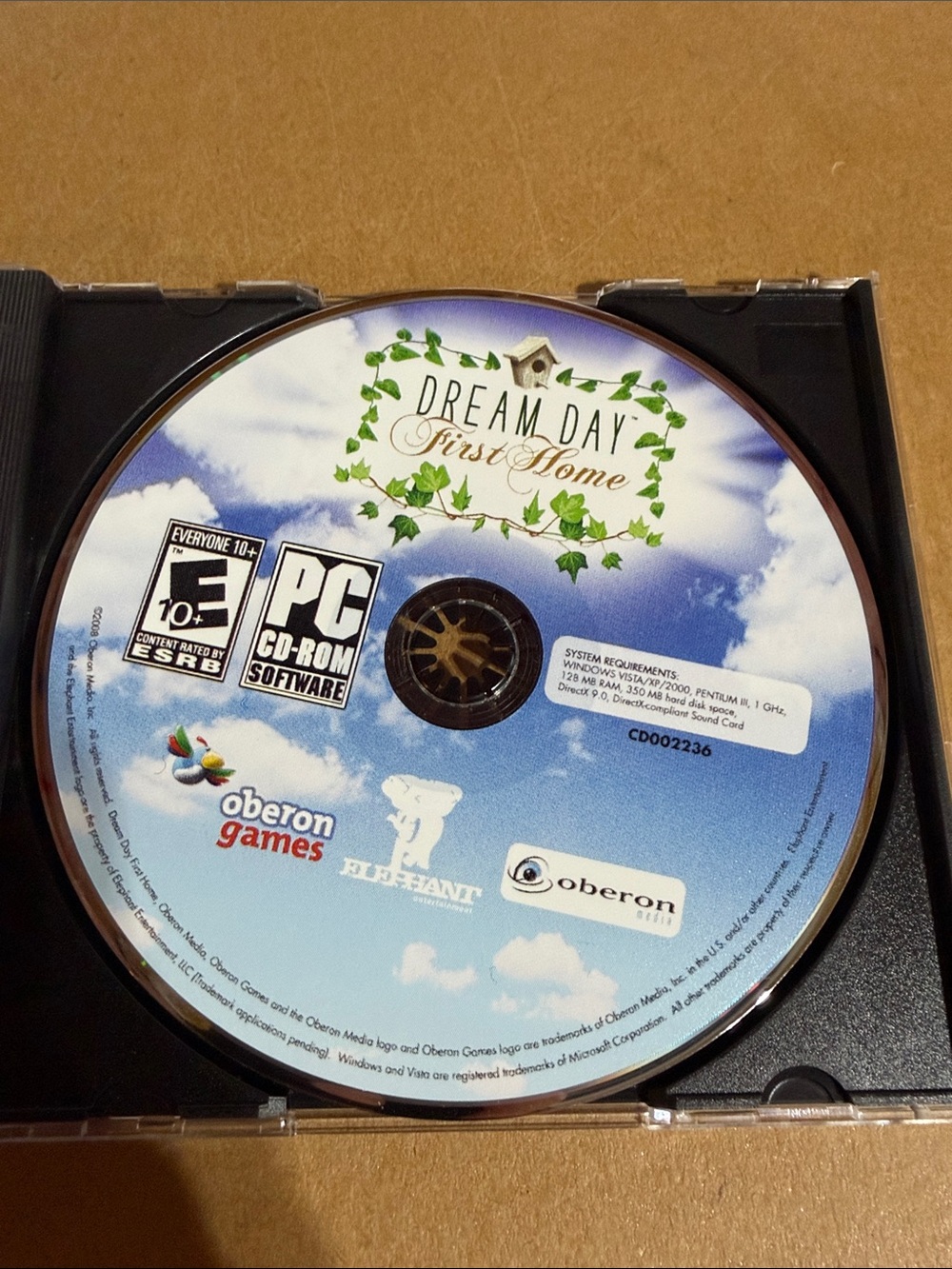 Dream Day First Home PC Game Disc